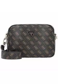 Сумка Guess MERIDIAN 24 CM, цвет brown logo