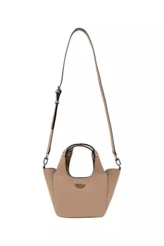 Сумка Guess на тонком ремешке, бежевый