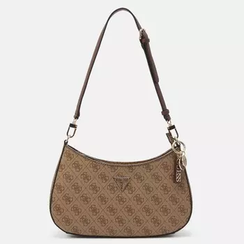 Сумка Guess Noelle Top Zip, светло-коричневый/коричневый