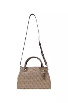 Сумка Guess с брелком, бежевый