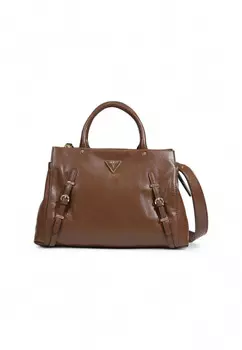 Сумка Guess с ремешками, коричневый