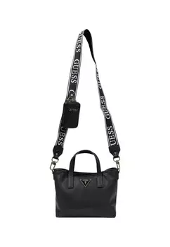Сумка Guess с ремнем с логотипом, черный