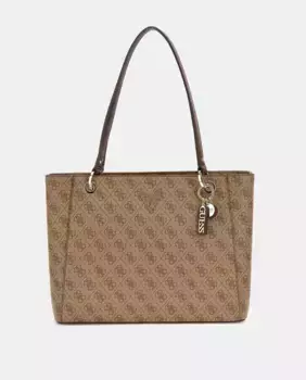 Сумка Guess Shopper Noelle, бежевый