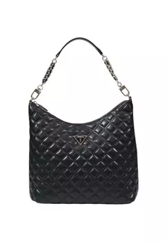 Сумка Guess шоппер стеганая, черный