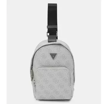Сумка Guess Vezzola Unisex, белый/серый