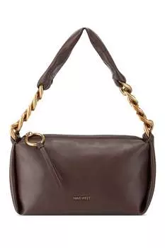 Сумка Gwynne из экокожи Nine West, коричневый