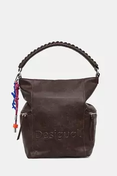 Сумка Half Logo Arica Desigual, коричневый