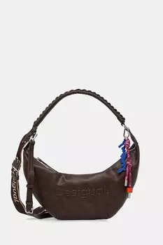 Сумка Half Logo Zante C Desigual, коричневый