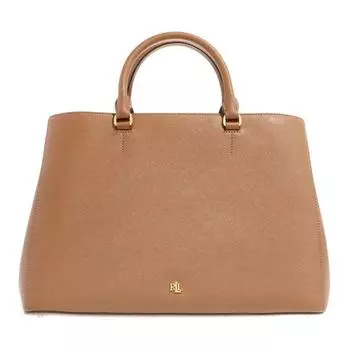 Сумка hanna 37 satchel large lauren Lauren Ralph Lauren, коричневый