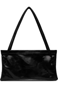 Сумка Hannah из тисненой кожи By Far, черный