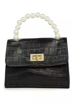 Сумка Haute Sauce с ручкой из бусин, черный