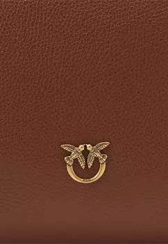 Сумка HEART TOTE Pinko, темно-коричневый