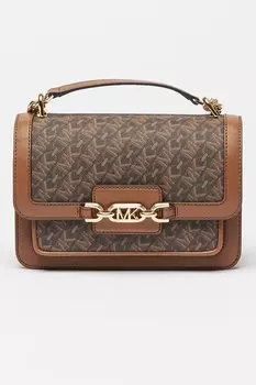 Сумка Heather с логотипом Michael Kors, коричневый