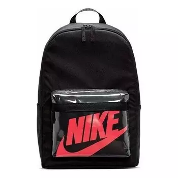 Сумка heritage 2.0 backpack 'black red' Nike, черный