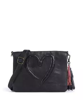 Сумка Herzweg 3 из зернистой кожи Taschendieb Wien, синий