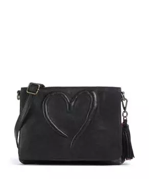 Сумка Herzweg 3 из зернистой кожи Taschendieb Wien, черный