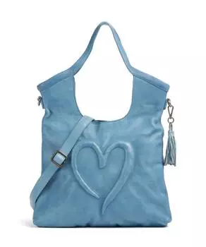 Сумка Herzweg 6 из зернистой кожи Taschendieb Wien, синий