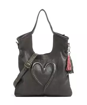 Сумка Herzweg 6 из зернистой кожи Taschendieb Wien, зеленый