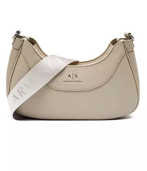 Сумка-хобо Armani Exchange, бежевый
