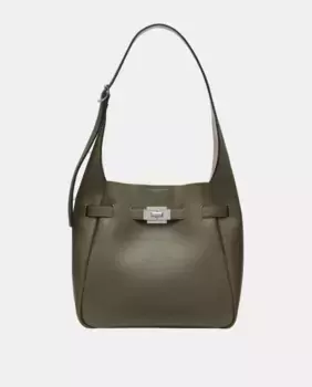 Сумка хобо BRYAR DKNY, темно-зеленый