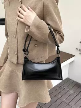 Сумка Hobo через плечо, черный