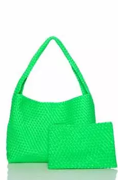 Сумка-хобо через плечо с карманом на молнии в цвете Zing Susana Monaco