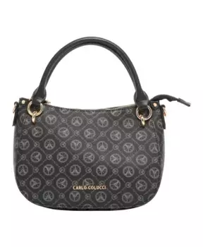 Сумка Хобо дефилиппо Carlo Colucci, черный