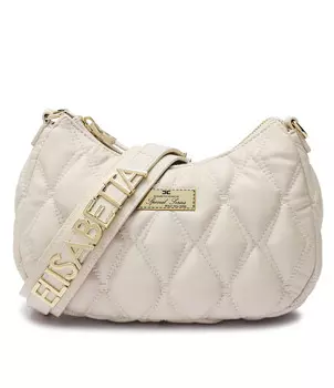 Сумка-хобо Elisabetta Franchi, экрю