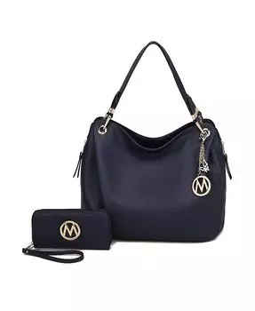 Сумка-хобо Fabienne с кошельком от Mia K Mkf Collection, синий