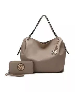 Сумка-хобо Fabienne с кошельком от Mia K Mkf Collection, розовый