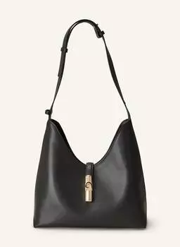 Сумка-хобо goccia FURLA, черный