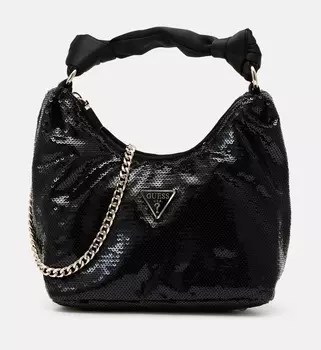 Сумка хобо Guess Velina, черный