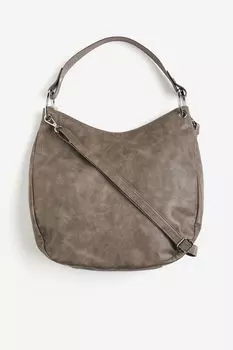Сумка-хобо H&M, серый