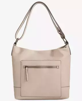 Сумка-хобо Hudsonn Style & Co, коричневый/бежевый