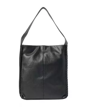 Сумка-хобо из искусственной кожи Urban Originals, черный