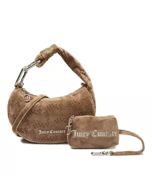 Сумка-хобо Juicy Couture + marsupio Blossom, бежевый