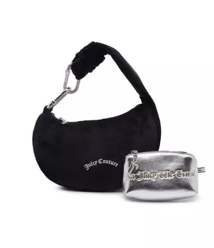 Сумка-хобо Juicy Couture + marsupio Blossom Small, черный