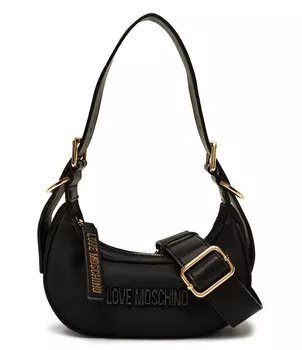 Сумка-хобо Love Moschino, черный