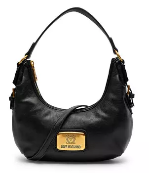 Сумка-хобо Love Moschino, черный