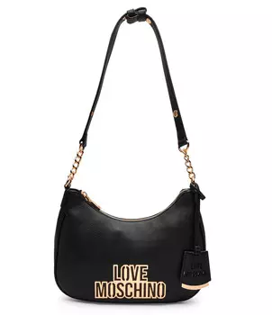 Сумка-хобо Love Moschino, черный