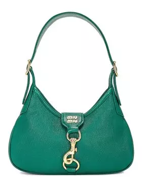 Сумка-хобо Miu Miu Madras Link Shoulder, цвет Assenzio
