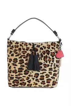 Сумка-хобо "Musette" из натуральной кожи Ashwood Leather, черный