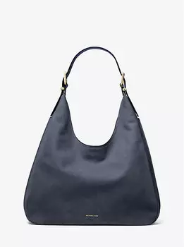 Сумка-хобо Nolita Large Nubuck Michael Kors, синий