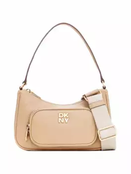 Сумка-хобо Philo DKNY, бежевый