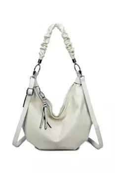 Сумка-хобо Quinn из искусственной кожи Fontanella Fashion, серый