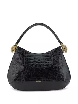 Сумка-хобо Roberto Cavalli Roar Big, черный