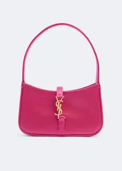 Сумка-хобо SAINT LAURENT Le 5 7 mini hobo bag, розовый