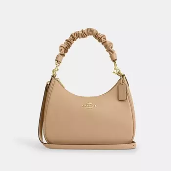 Сумка-хобо Тери COACH, цвет gold/tan