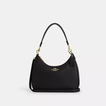 Сумка-хобо Тери COACH, золотой/черный