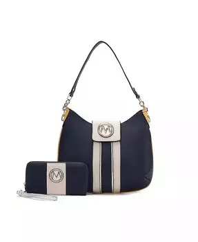 Сумка-хобо Torri с кошельком от Mia K Mkf Collection, серый